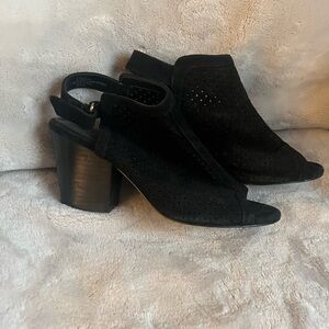 Isola Black Chunky Heel Sandals